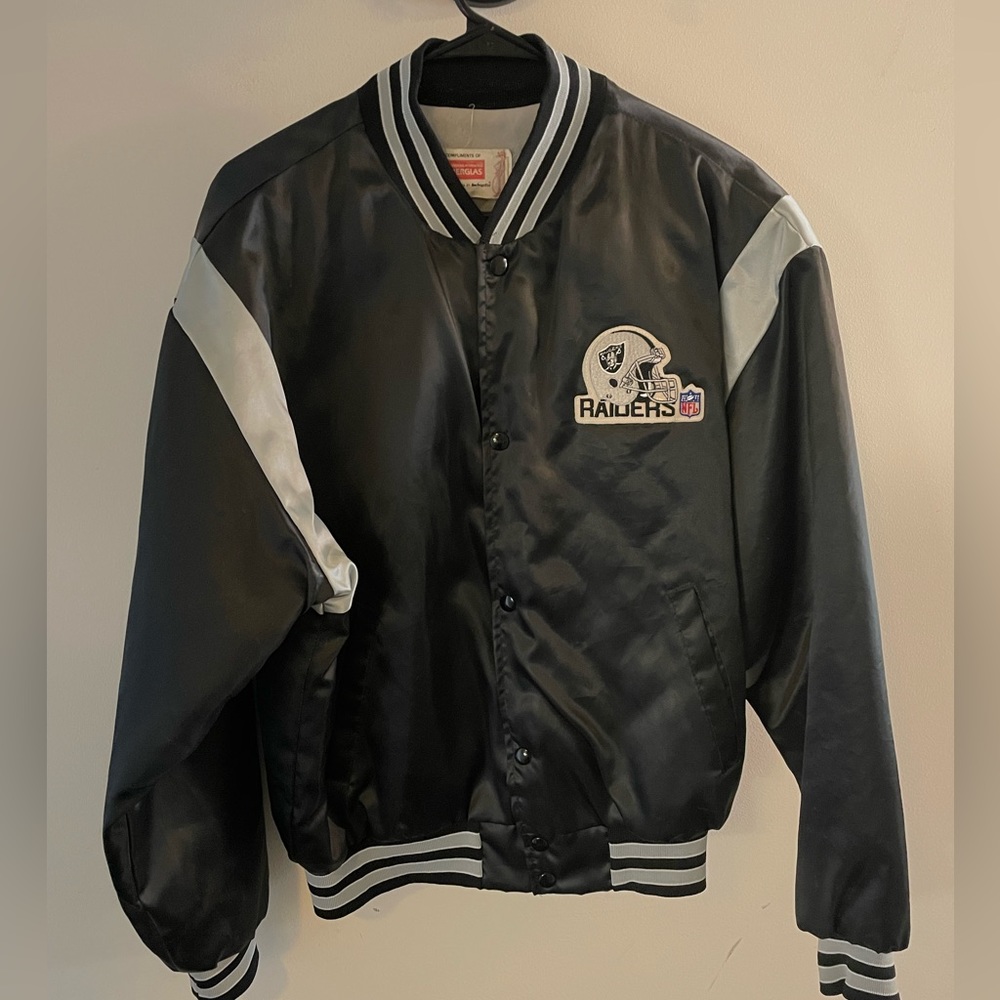 Vintage Raiders Swingster Satin Bomber/Varsity